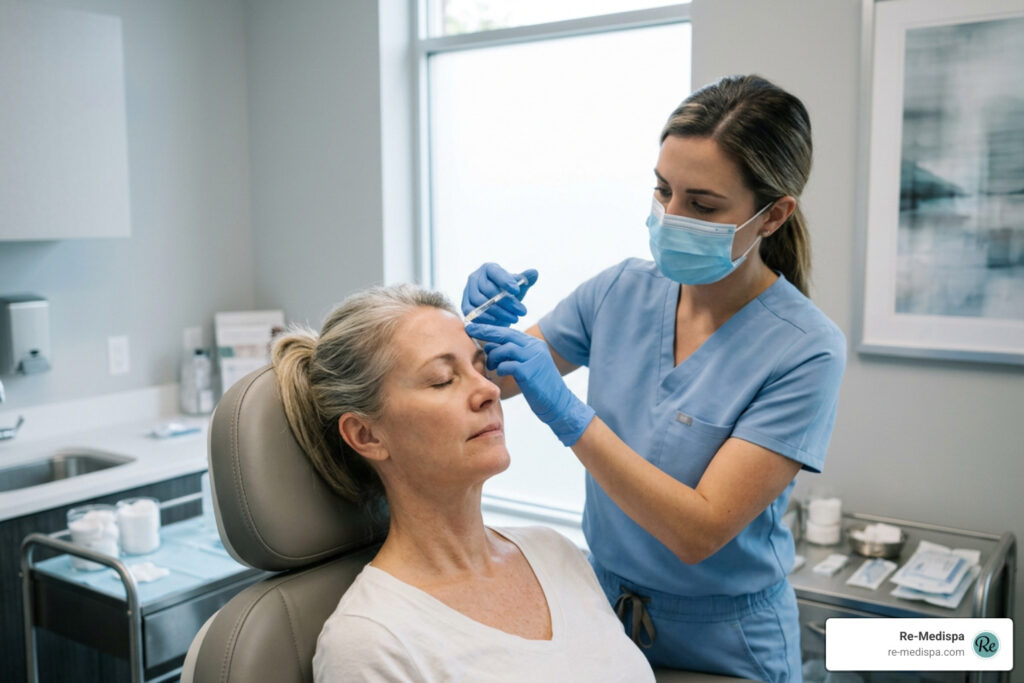 botox for forehead prevention