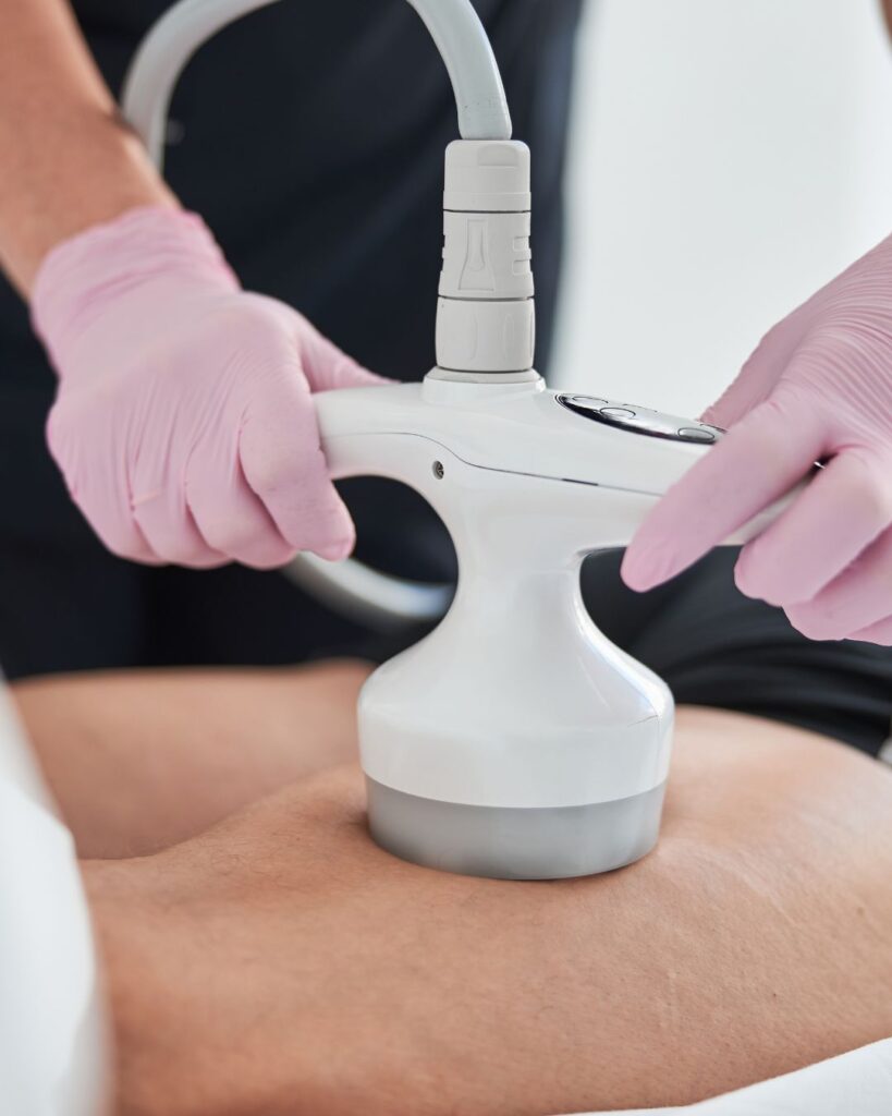 non invasive body sculpting treatment room modern medical spa