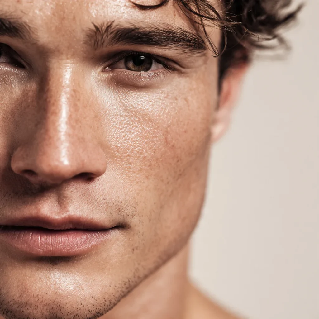 men's facial consultation