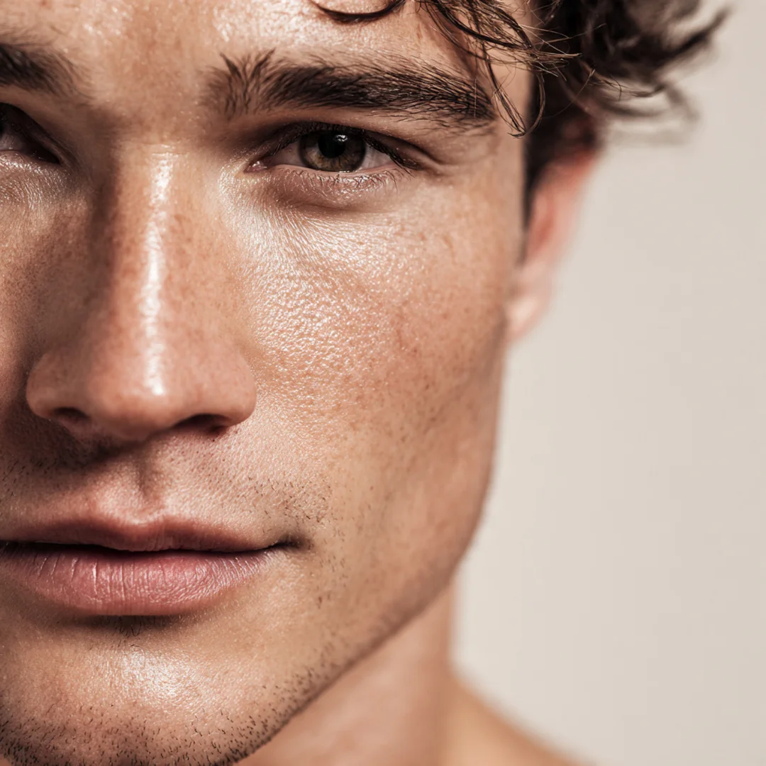 men's facial consultation